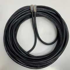 Cáp 2200-41220-002 Dài 20M 60ft Poly Studio Sound Bar Expansion Microphone Shielded Modular Connector RJ11 RJ12 6 Pin 6P6C Male to Male Cable S/FTP 24AWG