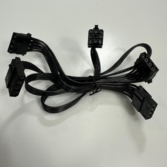 Dây Nguồn 1M 3.3ft Super Flower Patented PERIF 9 Pin Male to 4 Port ATA Power Cable 4 Pin Molex Hard Drive HDD IDE Power Connector 60/15/15/15Cm For Super Flower LEADEX G650