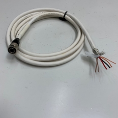 Cáp CEI MVA-50-3-X-3 Cable 6 Pin Female Straight Plug Hirose HR10A-7P-6S to Flying Leads 2.8 Meters