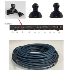 Cáp Kết Nối Camera AVer EVC IEEE 1394 6 Pin to 6 Pin 20M For Camera Thiết Bị Hội Nghị Truyền Hình AVer EVC/SVC Series