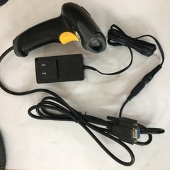 Bộ Cáp Cho Máy Quét Newland NLS-HR11 Barcode Scanner CBL037R RS232 Cable RS232 to RJ50 10Pin Cable with DC Power và Adapter 5V 1.5A DC Power Supply Length 1.8M