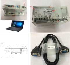 Cáp Điều Khiển PLC Module BECKHOFF BC8150 Truyền Dữ Liệu Giữa Máy Tính Và BECKHOFF BC8150 Serial interface RS232 DB9 Female to DB9 Male 3 Wire Cross Link Serial Cable Black Length 1.8M