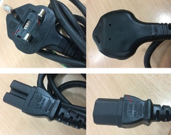 Dây Nguồn Cisco Systems Power Cable 37-1130-01 LOROM LR-33A1 LR-03G AC Power Cord BS1363 IEC60320 IEC C15 UK 10A 250V 3X1.0mm Length 2.4M