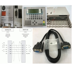 Cáp Lập Trình SIEMENS 6XV1440-1M Kết Nối Panel OP 17-DP Với Siemens Simatic 505 PLC Cable RS422 Communication DB9 Male to DB9 Female Length 1.8M