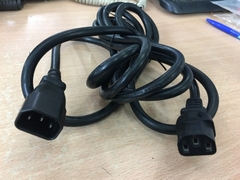 Dây Nguồn Máy Chủ CHING CHENG  EL-705 EL-701A AC Power Cord IEC60320 IEC C13 to IEC C14 10A 250V 3x1.5mm 16AWG For Server IBM HP DELL LENOVO UPS và PDU length 3M