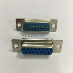 Đầu Rắc Hàn Cổng D-SUB 15 Chân Hai Hàng Âm DB15 Female 2 Row 15Pin Plug Wire Solder Connector