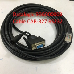 Cáp RS232 Datalogic 90G000008 Cable CAB-327 For Máy Quét Mã Vạch Barcode Scanner Datalogic Gryphon Datalogic QuickScan Cable RS232 5V Signals DB9 Female to RJ50 10 Pin Male Black Length 7M