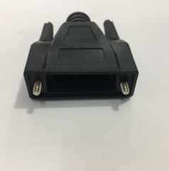 Vỏ Ốp Nhựa Đầu Hàn D-SUB 15 Chân Hai Hàng DB15 Female 2 Row 15Pin PVC Shell Connector Black