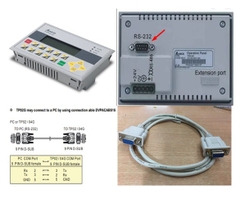 Cáp Lập Trình DVPACAB515 Delta Download Line Text Display TP02/TP04 Serial RS232 DB9 Female to DB9 Female Cable Length 1.5M