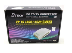 Bộ Chuyển PC to TV Dtech DT-7001 For Dùng Cho Đầu Ghi Camera DVR
