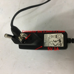 Adapter Original DVE 5V 1A DSA-6PFE-05 Connector Size 5.5mm x 2.5mm