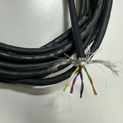 Cáp Điều Khiển 1M 3.3ft Shielded Cable DYDEN E91337 8 Core x 0.2mm² 24AWG 80°C 300V Multi Pair OD 7.0mm Black For Signals Servo Motor Encoder, Robot Cable Industrial I/O Communication