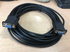 Cáp Kết Nối Cổng RS232 Chất Lượng Cao Suzhou Jinlianli Chuẩn Kết Nối Straight Through DB9 RS232 Serial Cable DB9 RS232 Serial Extension Cable Female to Female Black Length 10M