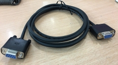 Cáp Đo Đếm Truyền Tải Điện Dữ Liệu Lực Lưới Chống Nhiễu Multi Core Control Cable UNITRONICS Data send Computer Null Modem RS232 DB9 Female to RS232 DB9 Female Black Length 1.8M