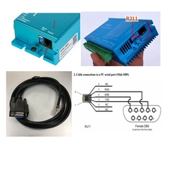 Cáp Lập Trình Điều Chỉnh Thông Số Console Cable RJ12 6 Pin 6P6C to Serial RS232 DB9 Female 3M For Sevo Drive Leadshine Stepper Communication