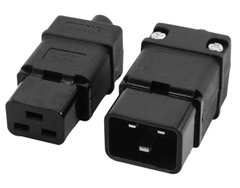 Cặp Đấu Nối Dây Cắm Điện Máy Chủ IEC 320 C19 Female To IEC 320 C20 Male Plug Power Cable AC Power Connector JIN HONG DA SS-809 SS-810 16A 250V