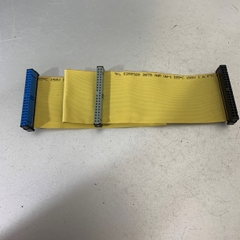 Cáp Kết Nối Ổ Cứng IDE PATA HDD 3.5 Hard Drive 39 Pin ATA66/100/133 Yellow Extension Flat Ribbon Cable 2.54 mm with 3 Connectors Female to Female Length 35Cm