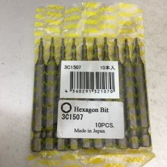 Bộ Lục Giác Hexagon Bit 3C1507 Size 1.5mm 1 Bộ 10PCS