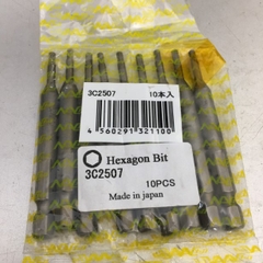 Bộ Lục Giác Hexagon Bit 3C2507 Size 2.5mm 1 Bộ 10PCS