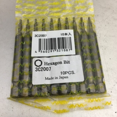 Bộ Lục Giác Hexagon Bit 3C2007 Size 2.0mm 1 Bộ 10PCS