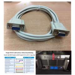 Cáp Kết Nối YOI-324AG Sang Computer RS232 Null Modem Serial Cable DB9 Female to DB9 Female Connection Length 3M