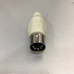 Rắc Hàn 5 Pin DIN Plug Male 13mm Connector Cable Diameter 4.5mm