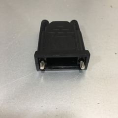 Vỏ Ốp Đầu Hàn Cổng RS232 DB9 PVC Shell Connector Black Có Khóa Lẫy Đóng Mở