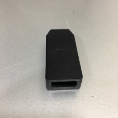 Vỏ Ốp Đầu Hàn Cổng USB 2.0 3.0 PVC Shell Connector Black Có Khóa Lẫy Đóng Mở