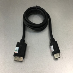 Cáp Chuyển Đổi USB Type C to USB Micro B Chính Hãng Y-C475BK 1M For External Hard Drive USB 3.0