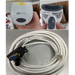 Cáp Máy Quét Mã Vạch Honeywell 53-53000-3 Serial RS232 Cable Coiled 5M 5V External Power White