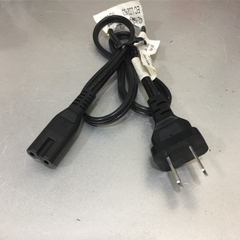 Dây Nguồn Hai Chân Dẹt USA VOLEX US115S VAC7S AC Power Cord NEMA 1-15P to IEC 60320 C7 18 AWG 2C 3A 250V 2x0.824mm² length 0.8M