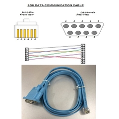 Cáp Kết Nối Truyền Thông Cisco EST3 SDU lost Communication Cable RJ12 6P6C to DB9 Female 26AWG Flat Blue Length 1.8M