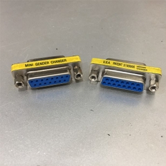 Rắc Nối D-SUB 15 Chân Hai Hàng Âm RS232C DB15 Female to DB15 Female 2 Row 15Pin Gender Change