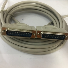 Cáp OEM NMC-NW50GZ DB25 Pin Male to Male Cable 5M Straight Through Full 25 Core OD 6.5mm Grey For Computer/PLC/CNC/Laser