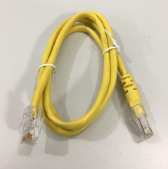 Dây Nhẩy EJE Data Cat5e UTP PVC Ethernet Network Patch Straight Through Cable Yellow Length 1M