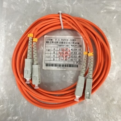 Dây Nhẩy Quang SC Duplex - SC Duplex OM2 Multimode Fiber Optic Patch Cord 50/125m 3.0mm PVC Length 3M