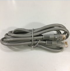 Dây Nhẩy E190576 24AWM 2835 60°C 30V VW-1 Cat5e UTP PVC CM Ethernet Network Patch Straight Through Cable Gray Length 1.5M