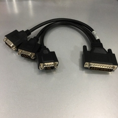 Cáp Điều Khiển HP A6144-63007 Serial Management Processor M-Console Cable 3 Way Splitter Cable Length 30Cm