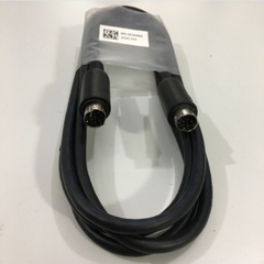 Dây Tín Hiệu Điều Khiển Mã Bảng MUSASHI TP to MUSASHI SM500SX-3A DESKTOP ROBOT 8 Pin Mini Din Male to Male Straight Through Cable Black Length 1.8M