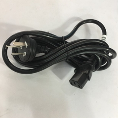 Dây Nguồn 3 Chân Dẹt Tam Giác Có Tiếp Địa Chính Hãng I-Sheng SP-502B IS-14 AC Power Cord Australia & China GB2099 to C13 10A 250V 18AWG 3x1.0mm² OD 7.0mm Length 2.4M