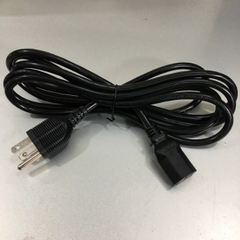 Dây Nguồn NEMA 5-15P Plug To IEC 60320 C13 Power Cord I-Sheng IS-14N SP-305B 10A 125V 3x0.824mm² Length 2.3M