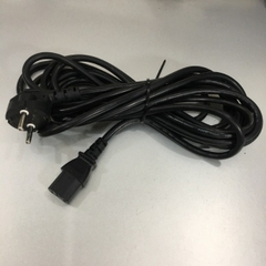 Dây Nguồn DONG YANG DYP-G10B HH01080-16011A European Schuko Power Cord CEE 7/7 to IEC320 C13 10A 250V 3x0.75mm² Length 5M