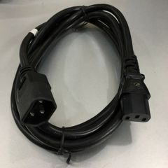 Dây Nguồn Máy Chủ WELL SHIN WS-002 WS-003 IEC320 C13 to IEC320 C14 13A 250V 3x1.31mm² For PDU UPS And Server Computer Power Cord Cable Length 3M