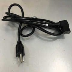 Dây nguồn I-SHENG SP-305 IS-15 8121-0952 IEC 60320 C13 Chữ L Vuông Góc 90 Độ 10A/250V USA & CANADA Power Cord 3 Pin 3x0.75mm Length 1.9M