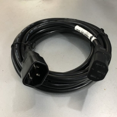 Dây Nguồn Máy Chủ VOLEX V1625 VAC14S 142263-003 AC Power Cord C14 to C13 10A 18AWG 250V 3x1.0mm² For L2 Switch and L3 Switch Network Rack Mount Length 3M