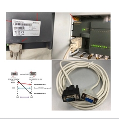 Cáp Kết Nối Điều khiển PLC SIEMENS S7-200 CN Với Màn Hình MT8071iP HMI Weintek Qua Giao Thức RS485 Connector Cable DB9 Female to DB9 Male Length 3M