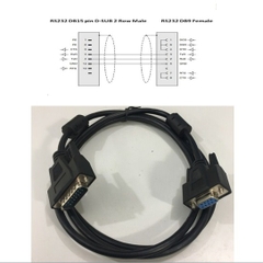 Cáp Kết Nối PLC Programming Siemens 6XV1440-2KH32 Cable RS232C DB15 Male to DB9 Female Length 1.8M