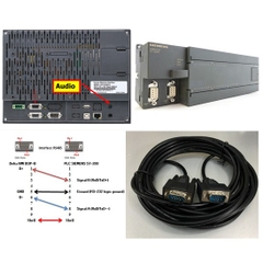 Cáp Kết Nối Điều khiển PLC SIEMENS S7-200/300 Với Màn Hình Delta HMI DOP-B Series HMI Qua Giao Thức RS485 Connector Cable DB9 Male to DB9 Male Length 5M