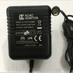 Adapter AC To AC 12V 800mA TL-41GA-1200800 Connector Size 5.5mm x 2.1mm