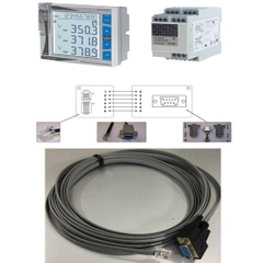 Cáp Điều khiển CARLO GAVAZZI CONTROL CPT Series WM Series Cable RJ12 6 Pin 6P6C to Serial RS232 DB9 Female 5M For Định Dạng Dữ Liệu Với Tấc Độ Truyền Và Địa Chỉ Được Cố Định